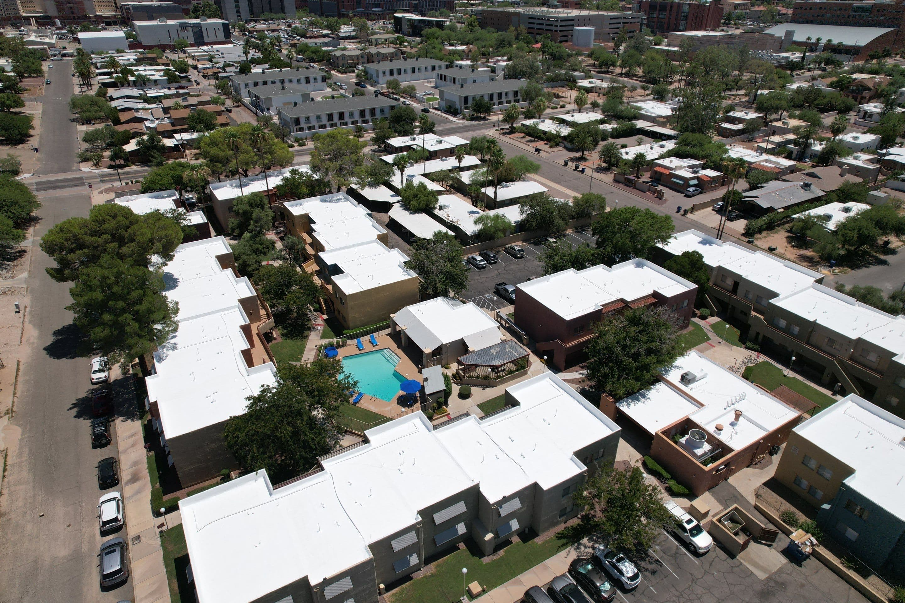 Midtown multifamily roof