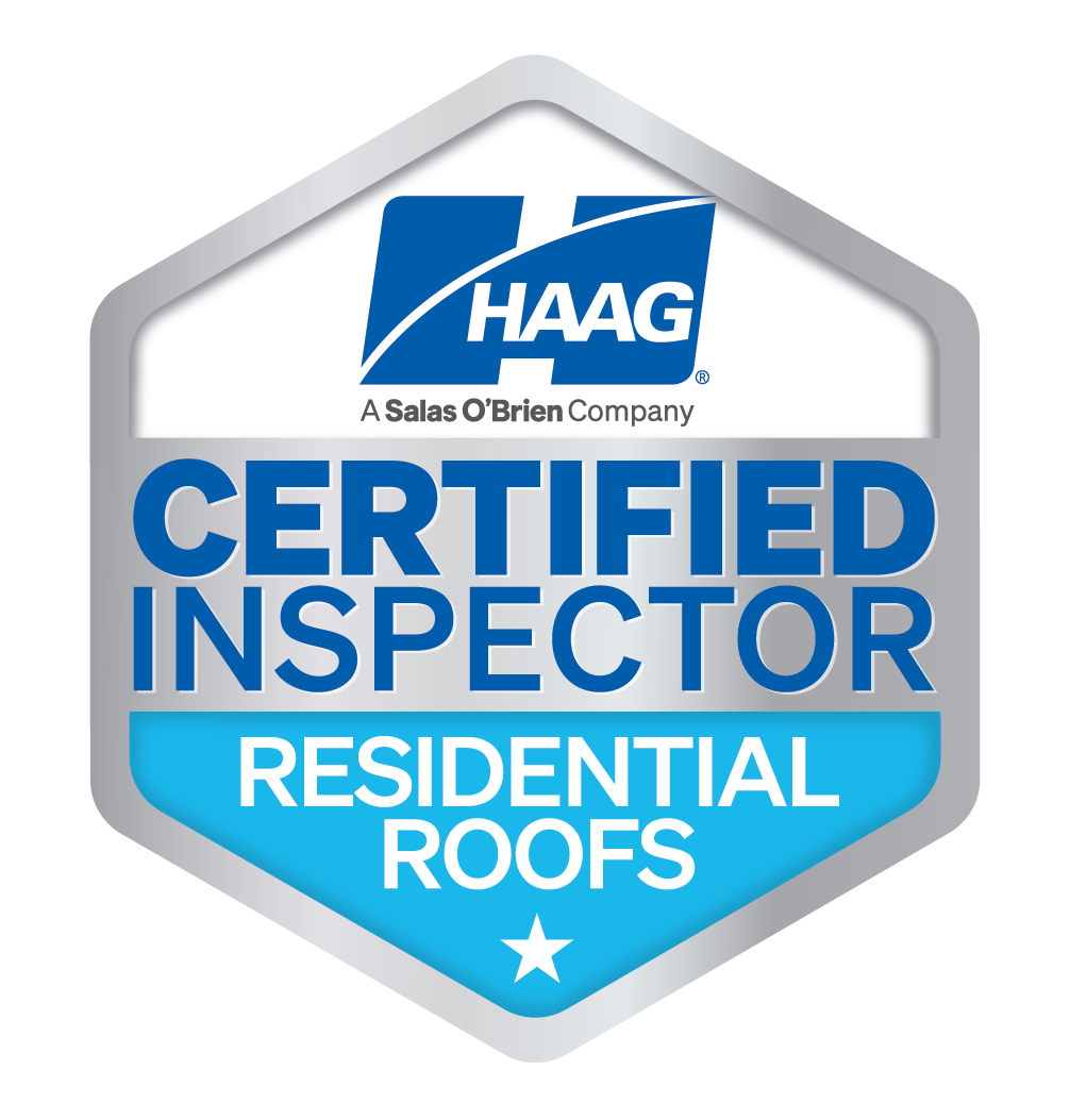 HAAG Certified Inspector · Residential Roofs